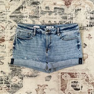 Vigoss Acid Wash Cutoff Denim Shorts